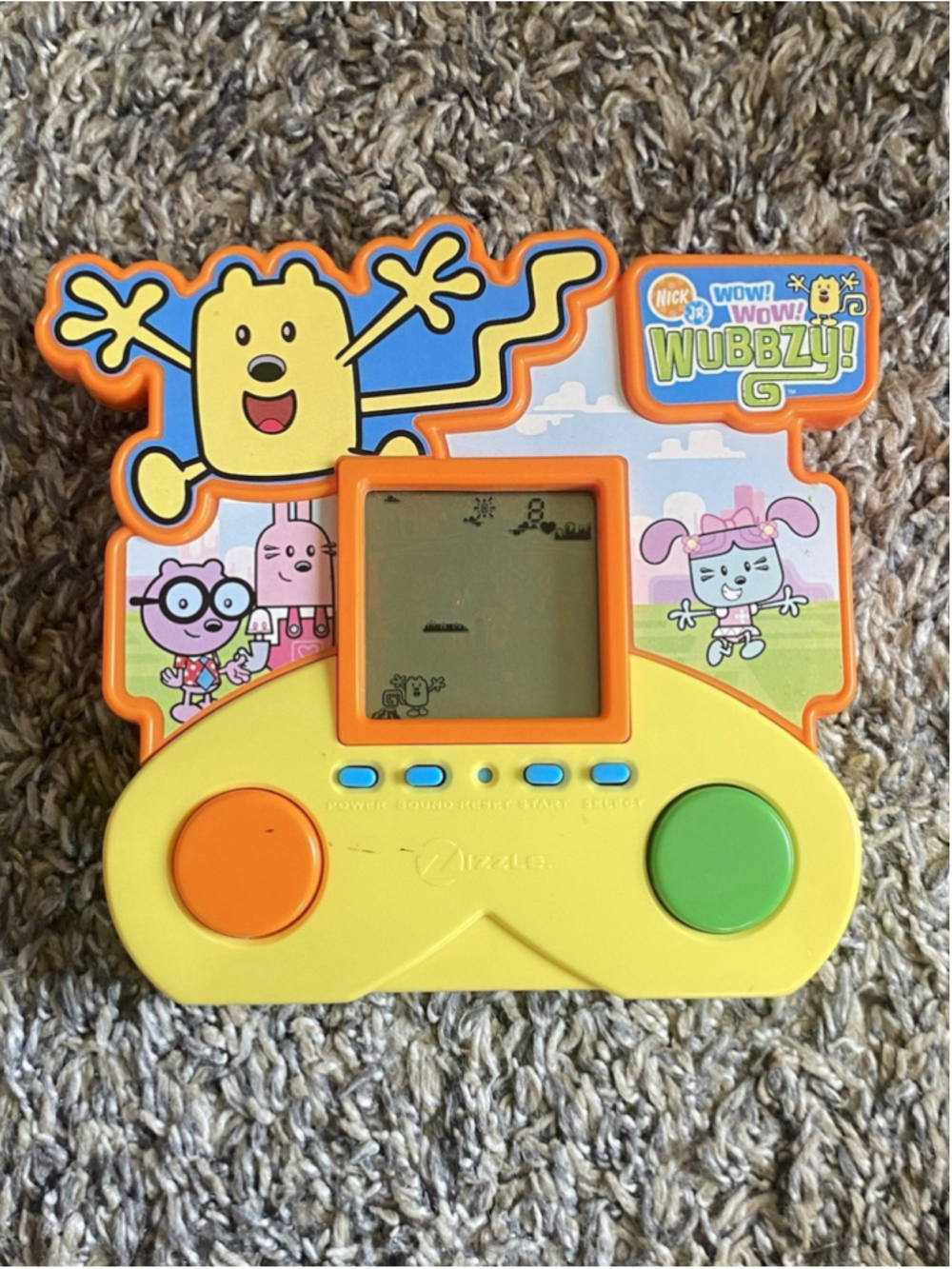 2009 Nick JR ZIZZLE WOW! WOW! VOICE OF Wubbzy! Nickelodeon # 05245 GAME